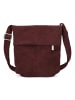Zwei Mademoiselle.M Umhängetasche 22 cm in nubuk bordeaux