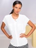 Heine Kurzarm-Bluse in ecru