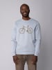 wat? Apparel Sweatshirt Fahrrad in Serene Blue