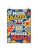 Mr. & Mrs. Panda Plakat Kaffeebecher frech Design mit Spruch in Weiß