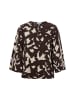 More & More Blusenshirt in schoko ecru - 0001