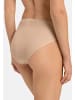 Hanro Midi Slip Cotton Seamless in Schwarz / beige