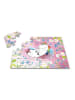 Mr. & Mrs. Panda Puzzle Einhorn Wolke 7 ohne Spruch in Rot Pastell