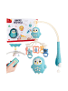 Wisam® Babykarussell-Spieluhr mit Lampe, Rasseln, Teddybären, blau