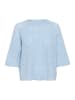 Kaffe Strickpullover KAtiana Loose fit in Celestial Blue Melange