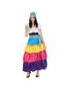 tectake Bequemes, wundervolles, langes Kleid, bunt