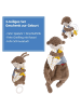 Fehn 3-tlg. Geschenk-Set zur Geburt Schmusetuch, in blue,brown