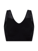 Schiesser Bustier Invisible Soft Lace in Schwarz
