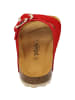 Palado Pantoletten Korfu Suede Premium Leather in Rot