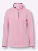 Sieh an! Fleece-Shirt in rosé