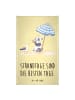 Mr. & Mrs. Panda Gästehandtuch Sommer Strandtage mit Spruch in Gelb Pastell