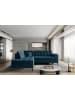 MF Design Lenny Recamiere Links in Dunkelblau -  (L) 210 x (B) 260 x (H) 93 cm