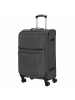 D&N Travel Line 6704 - 4-Rollen-Trolley M 65 cm erw. in grau