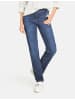 Gerry Weber Hose Jeans lang in Dark Blue Denim mit use