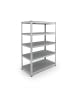 relaxdays Schwerlastregal in Silber - (B)100 x (H)180 x (T)60 cm