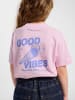 Hummel T-Shirt Hmljr Reg Kinder in PINK LADY