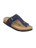 BIOSOFT Sandalen Toe Post in Navy