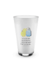 Mr. & Mrs. Panda Glas Mit Motiv Wellensittich Liebe mit Spruch in Transparent