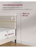 VASAGLE Bettgestell Kacy in Hellbeige - (B)140 x (H)(110-116.5) x (T)202 cm