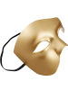 tectake Faschingskleidung, auch Maskeradenverkleidung, in der Farbe gold