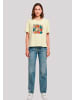 F4NT4STIC T-Shirt Muttertag Cool Moms Club Retro Blumen in softyellow