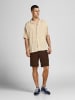 Jack & Jones Leichtes Kurzarm Hemd Sommer Oberteil JWHTROPIC in Sand