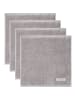 HUGO BOSS home 4er-Set Waschlappen 4er-Set Waschlappen in CONCREN