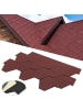 Home Nature Wohnkonzept Asphaltschindeln rot rechteckig 100x32x0.27cm 21 Stk (3.1m²)