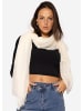 SASSYCLASSY Musselin Schal in Offwhite