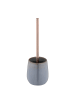 Wenko WC-Bürste mit Behälter SIRMIONE in Blau, (H) 40 x (L) 10,5 cm