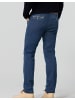 Meyer Chino-Hose in Blue-Stone