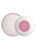 Villeroy & Boch 12er Set Tafelservice Fleur Couleur in Cassis