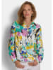 GOLDNER Kurzgröße:  Blusenshirt Viskosebluse mit Blumenprint in bunt / gemustert