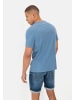 Camel Active Jersey T-Shirt aus zertifiziertem Organic Cotton in Denim Blau