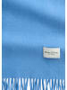 Marc O'Polo Schal mit Fransen in cloudless blue