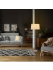 relaxdays Stehlampe in Weiß - (H)148,5 x Ø40 cm