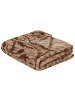 Beliani Kuscheldecke BAKIRA in Braun - (W) 150 x (H) 1.5 x (L) 200 cm
