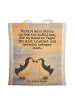 Mr. & Mrs. Panda Tragetasche Pinguin Liebe Design mit Spruch in Weiß