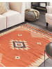 Beliani Kelim GAVAR in Orange/Beige/Braun - (W) 160 x (L) 230 cm