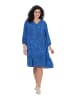 Ulla Popken Midikleid in azurblau