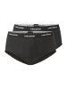 CECEBA Slip 2Er Pack New Classics in schwarz-dunkel-uni