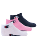 Champion Socken 3er Pack in Pink/Weiß/Blau