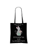 Mr. & Mrs. Panda Tasche Erzieherin Leidenschaft mit Spruch in Schwarz
