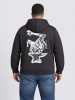Petrol Industries Hoodie mit Print in großen Größen maplewood in Schwarz