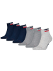 Levi´s Socken 6er Pack in Blau/Grau