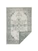 NORTHRUGS In- & Outdoor Wendeteppich Borbon grün creme