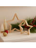 UNUS Aufsteller Sterne im 2er Set Holz in natur in Braun