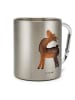 Mr. & Mrs. Panda Thermobecher Lama Stolz ohne Spruch in Silber