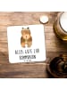 Mr. & Mrs. Panda Bieruntersetzer Bär Kommunion mit Spruch in Weiß