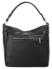 Cluty Handtasche echt Leder in schwarz